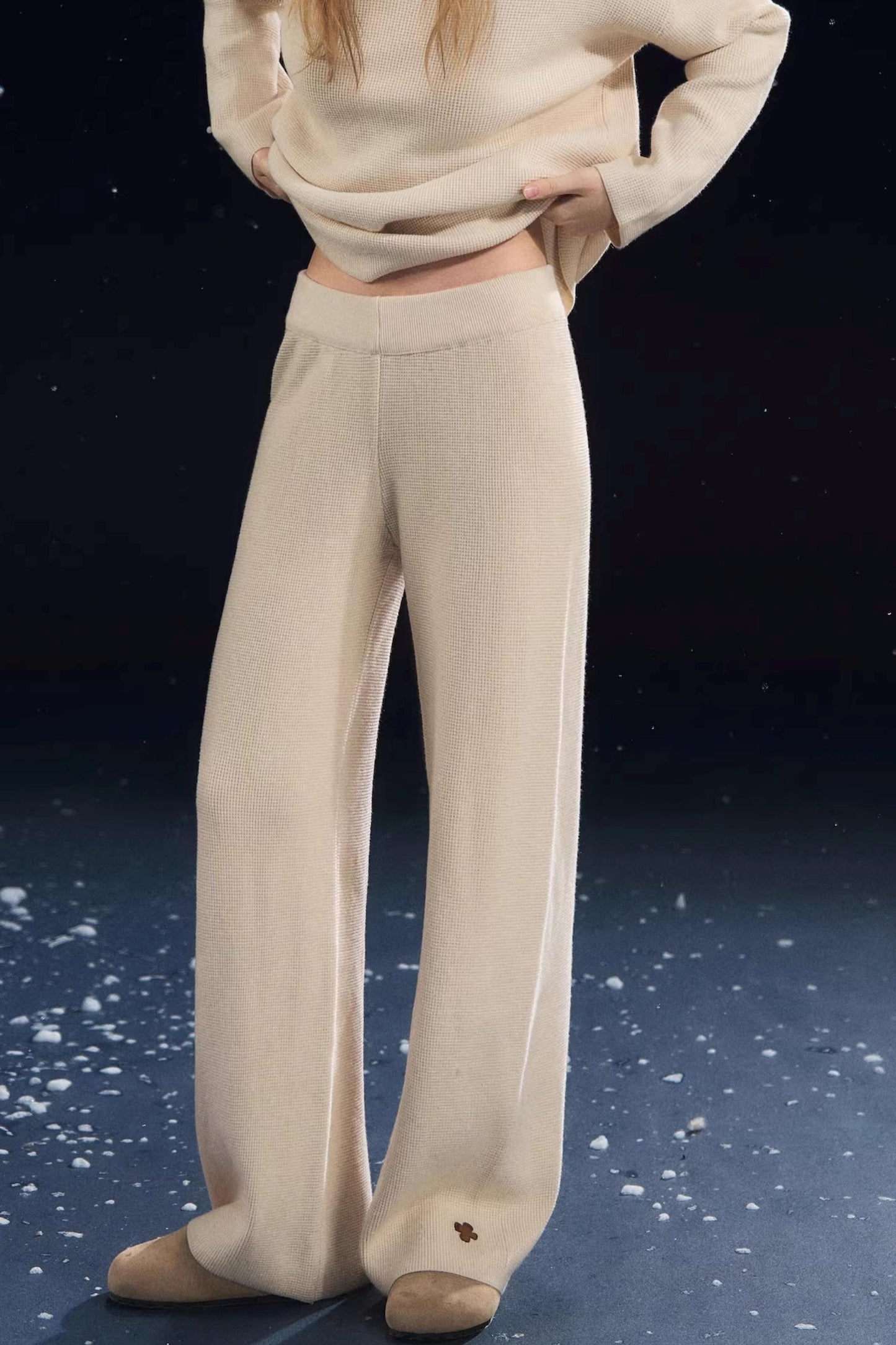 Waffle Up Knit Suit Set