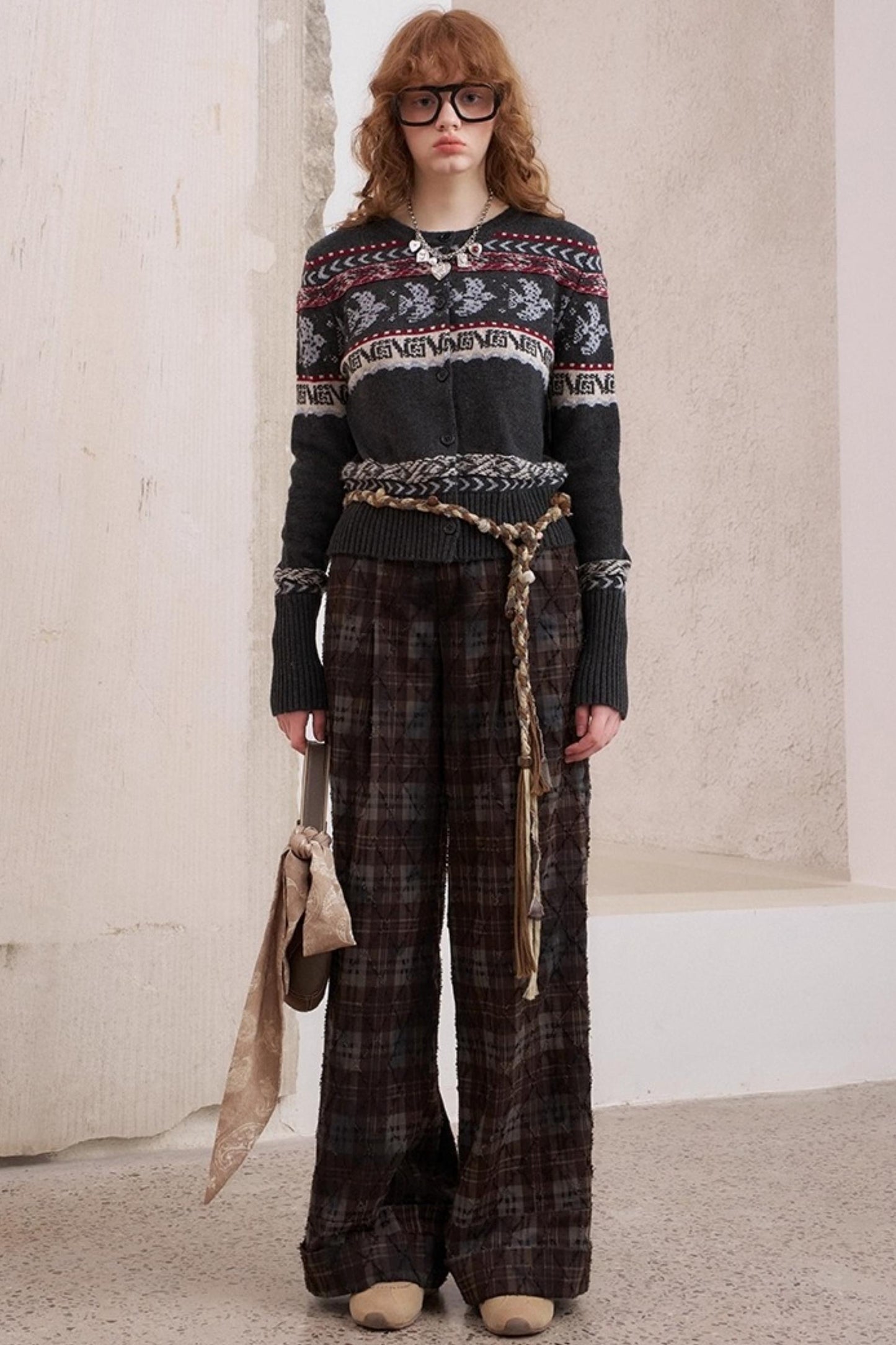 Flying Sparrow Button Knit Cardigan