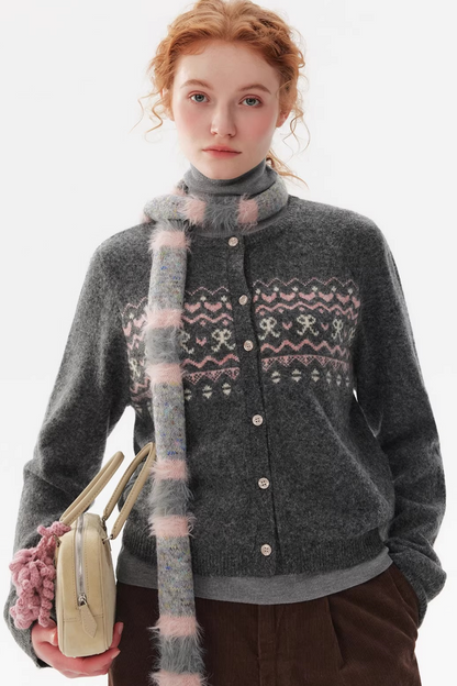 Nomad Jacquard Strickjacke