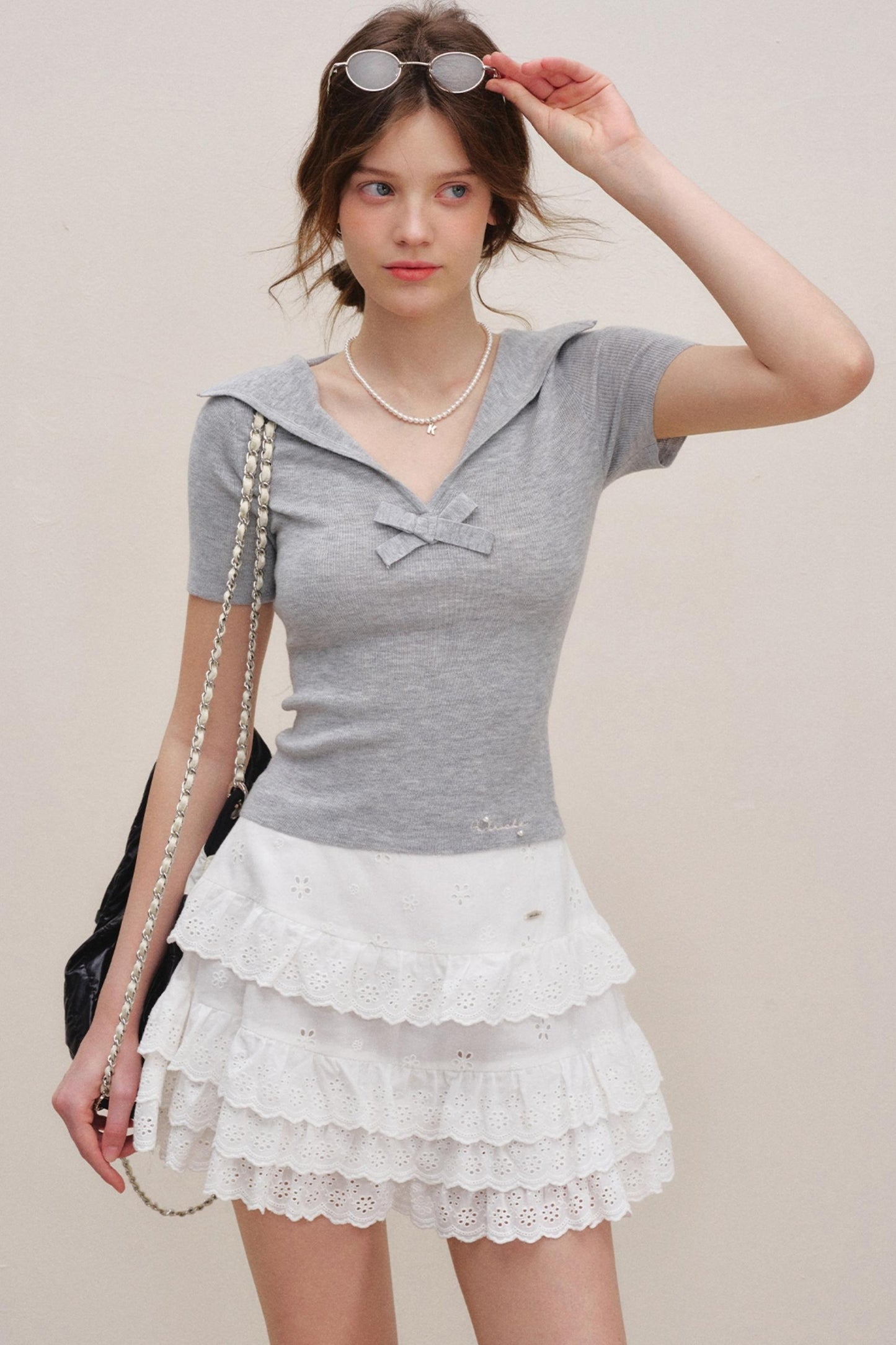 Floral Lace Cake Skirt