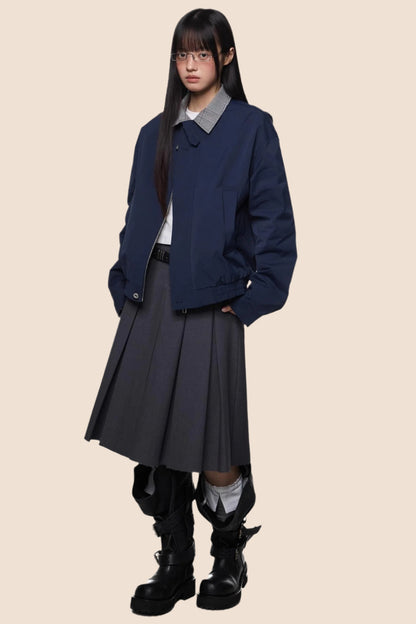 Vintage Contrast Coat