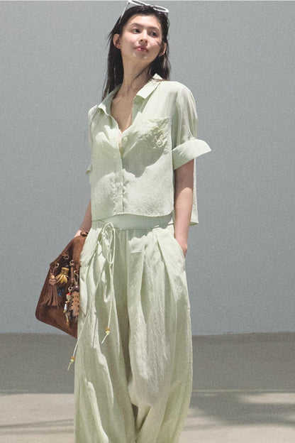 Lake Lyocell Beaded Shirt