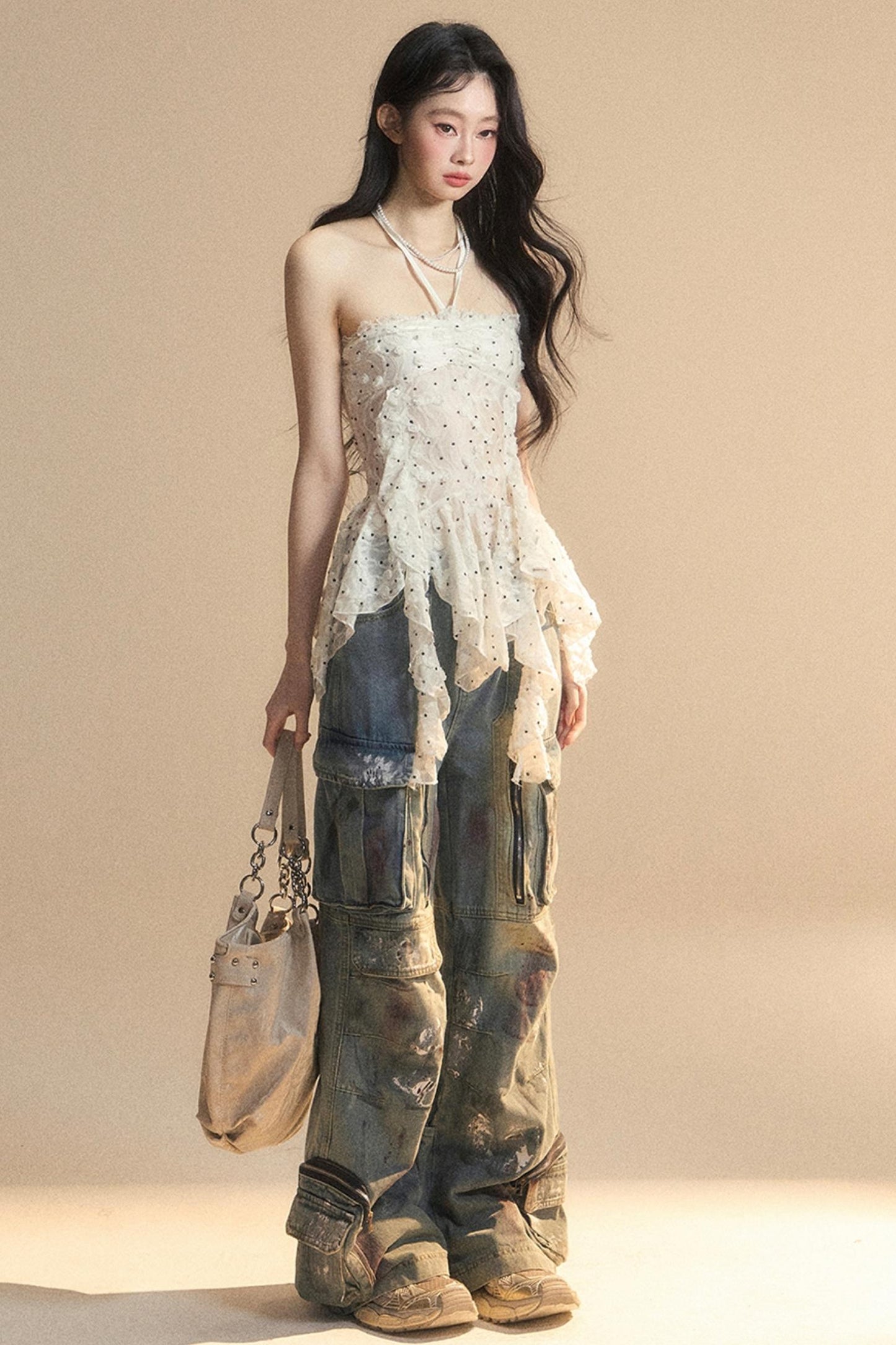 Elegant Night Flower T-Shirt