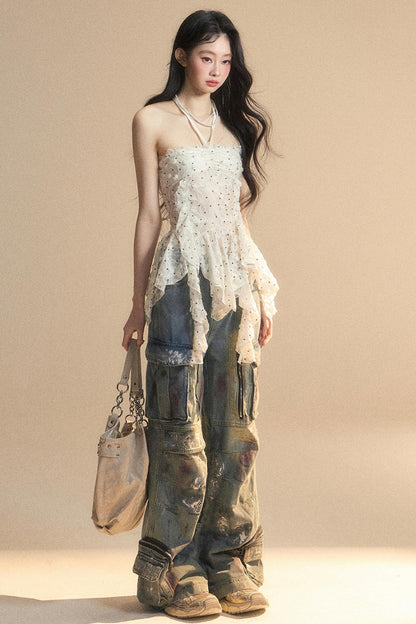 Elegant Night Flower T-Shirt