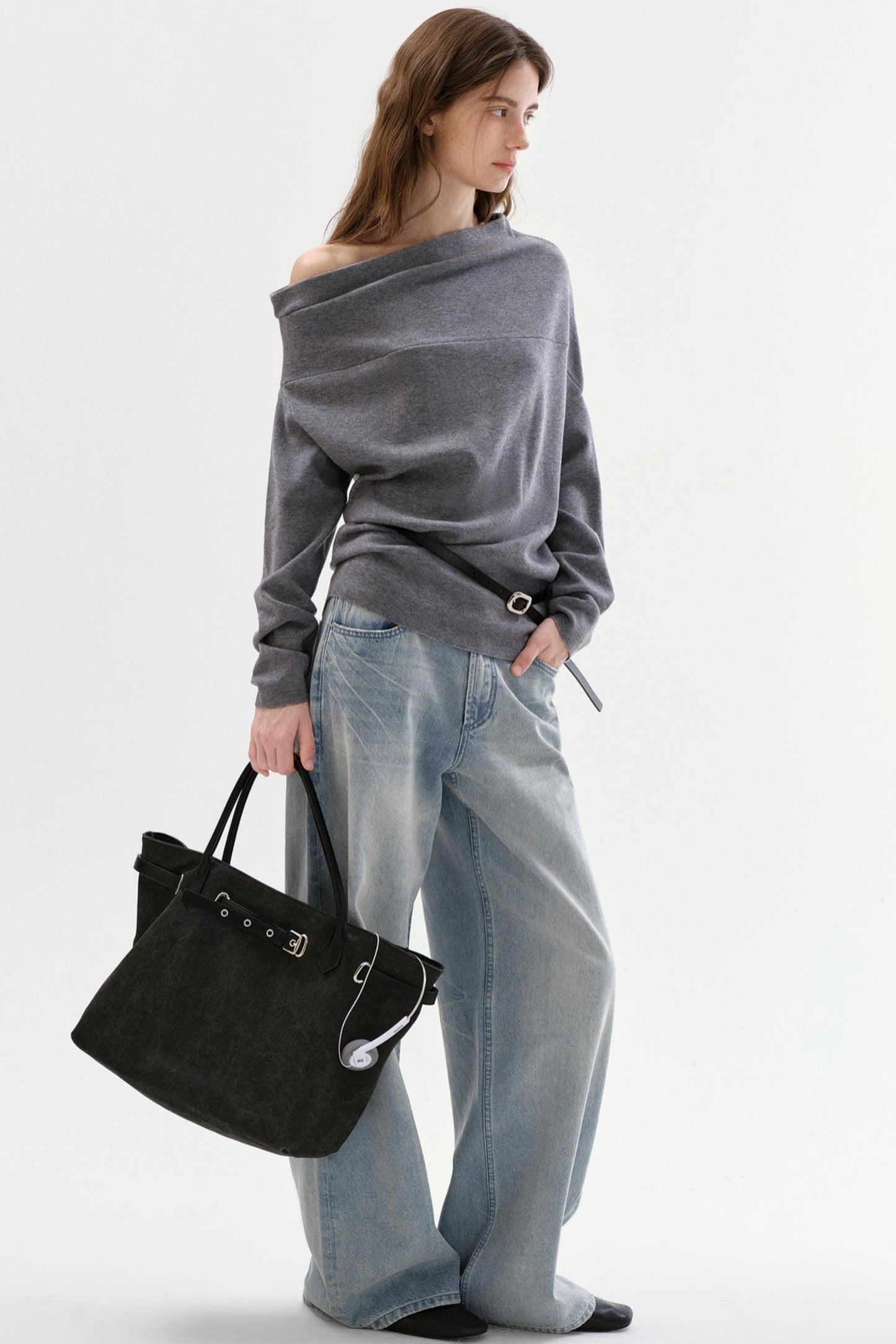 Cotton Straight-Leg Jeans