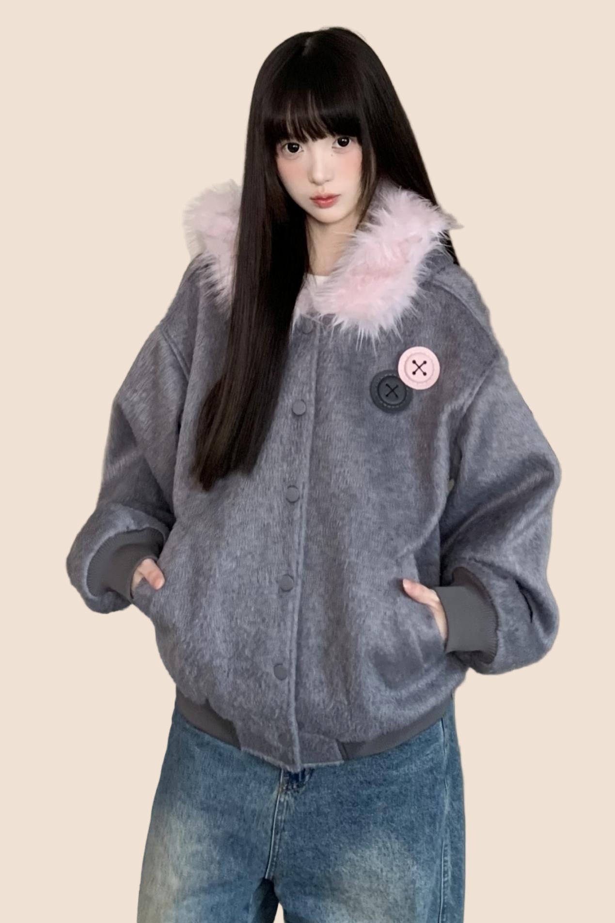 Autumn Vintage Hooded Cardigan