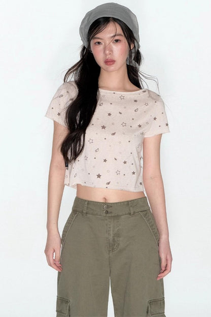 Original Star Print Short Sleeve T-Shirt