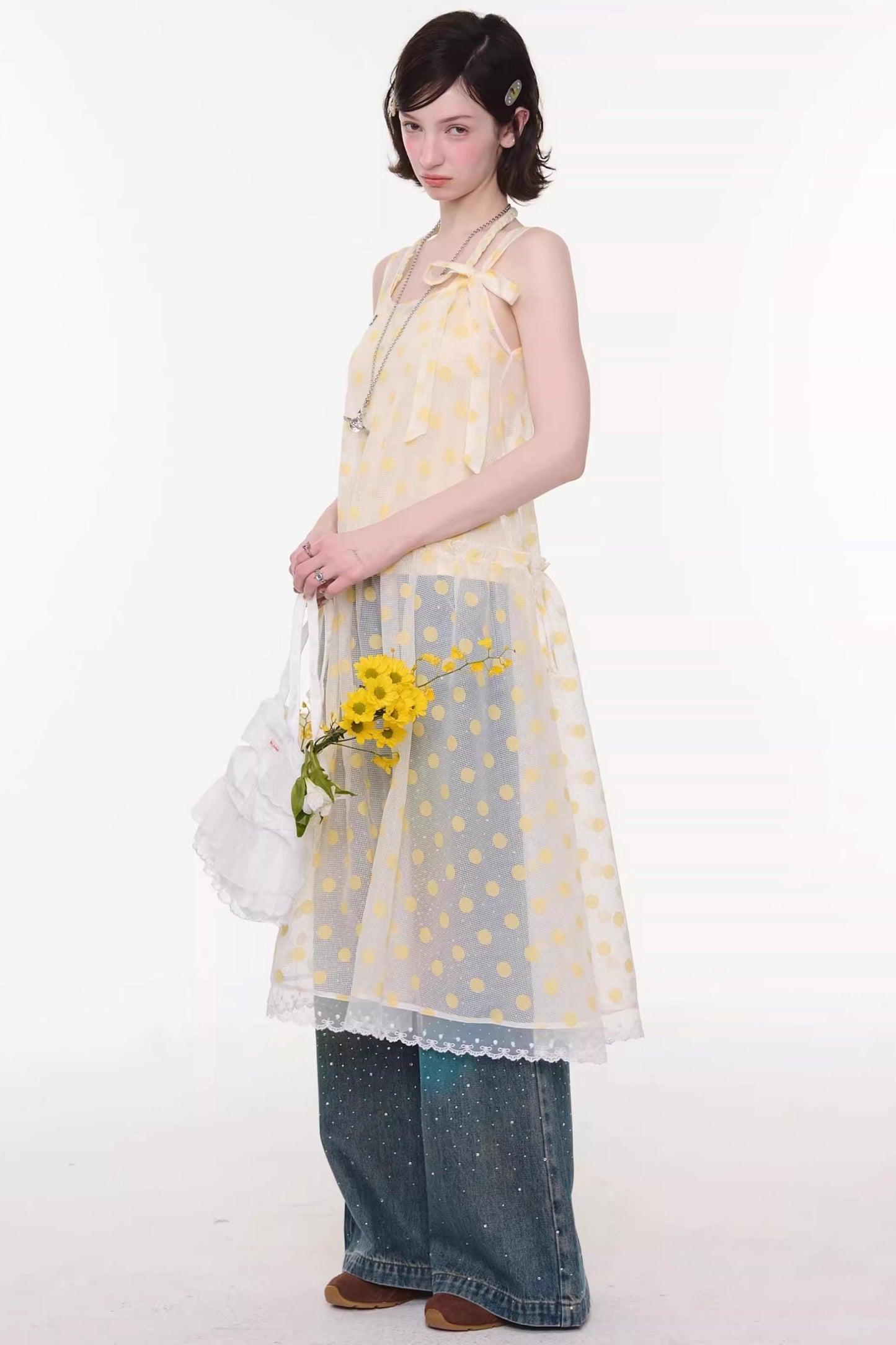 Sweet Wave Polka Dot Dress