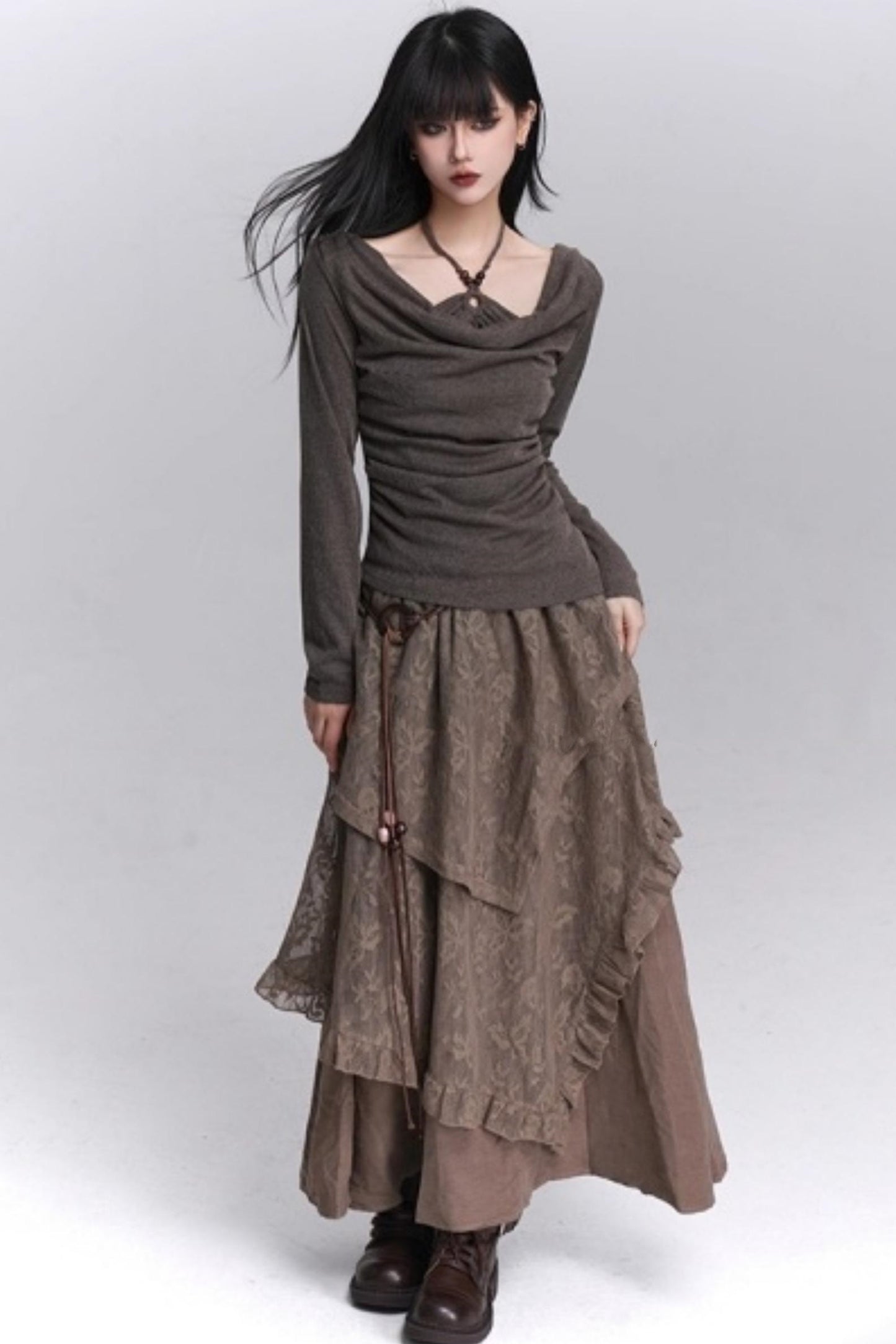 Off-Shoulder Halter Top