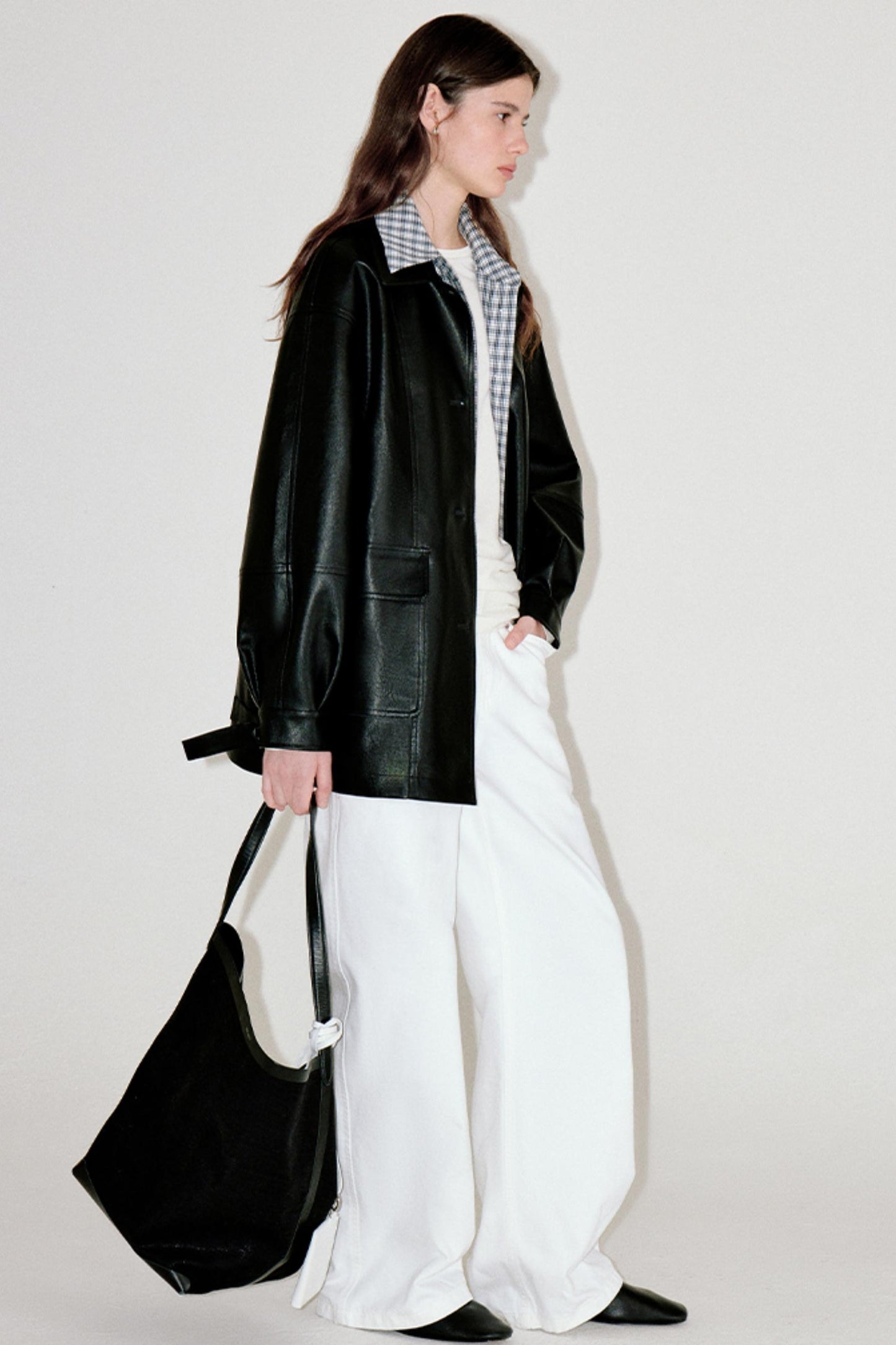 Versatile Retro Leather Jacket