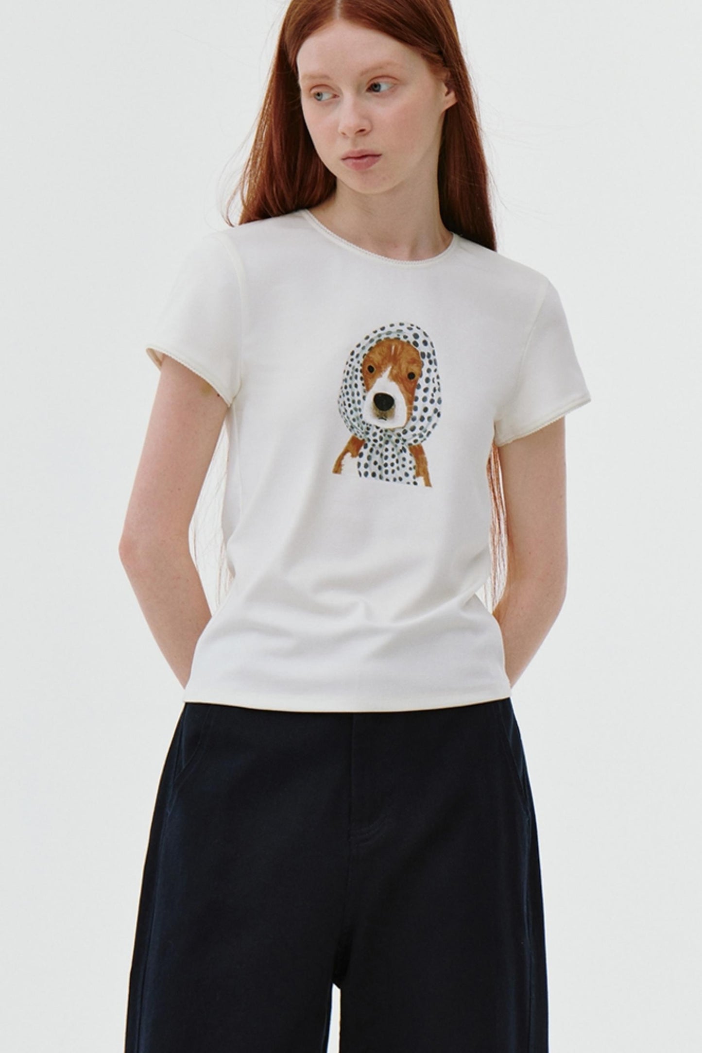 Polka Dot Puppy Tee