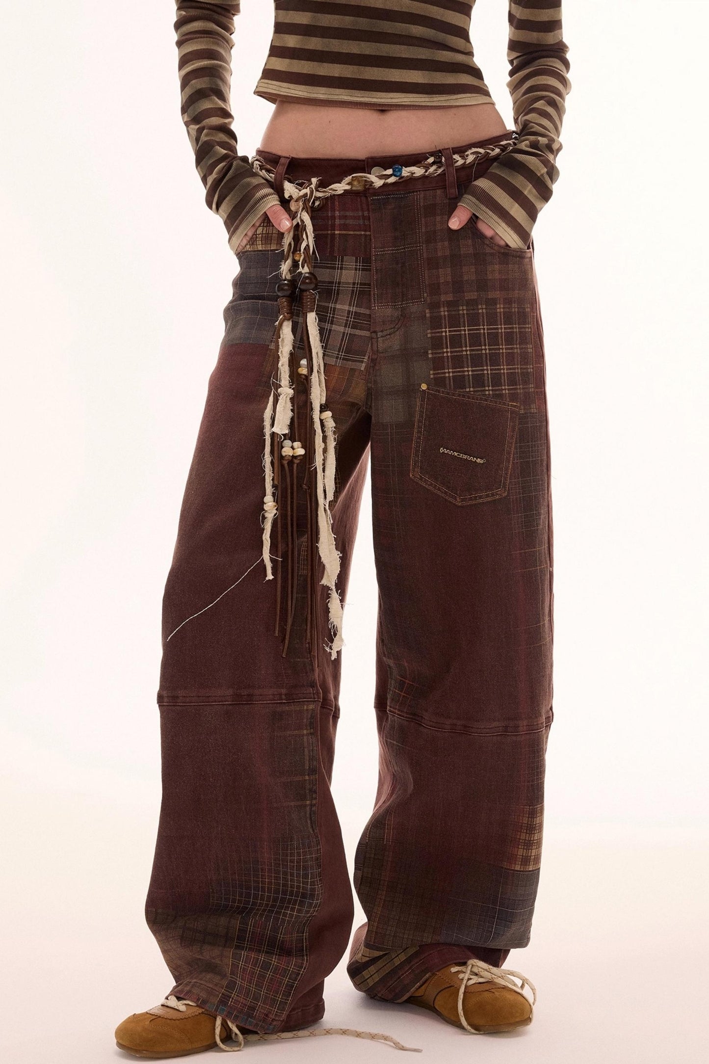 Versatile Printed Womens Jeans