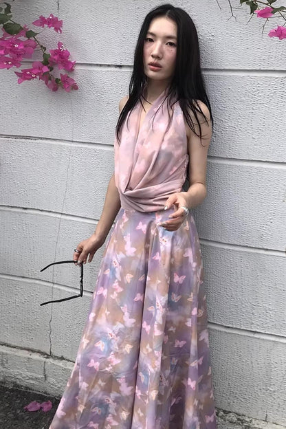 Butterfly Shadow Layered Dress