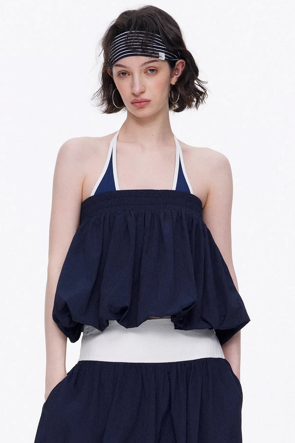 Backless Floral Tube Top Set-Up