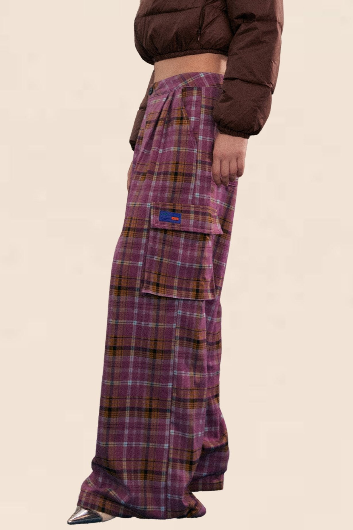 Loose Large Pocket Casual Mop Pants