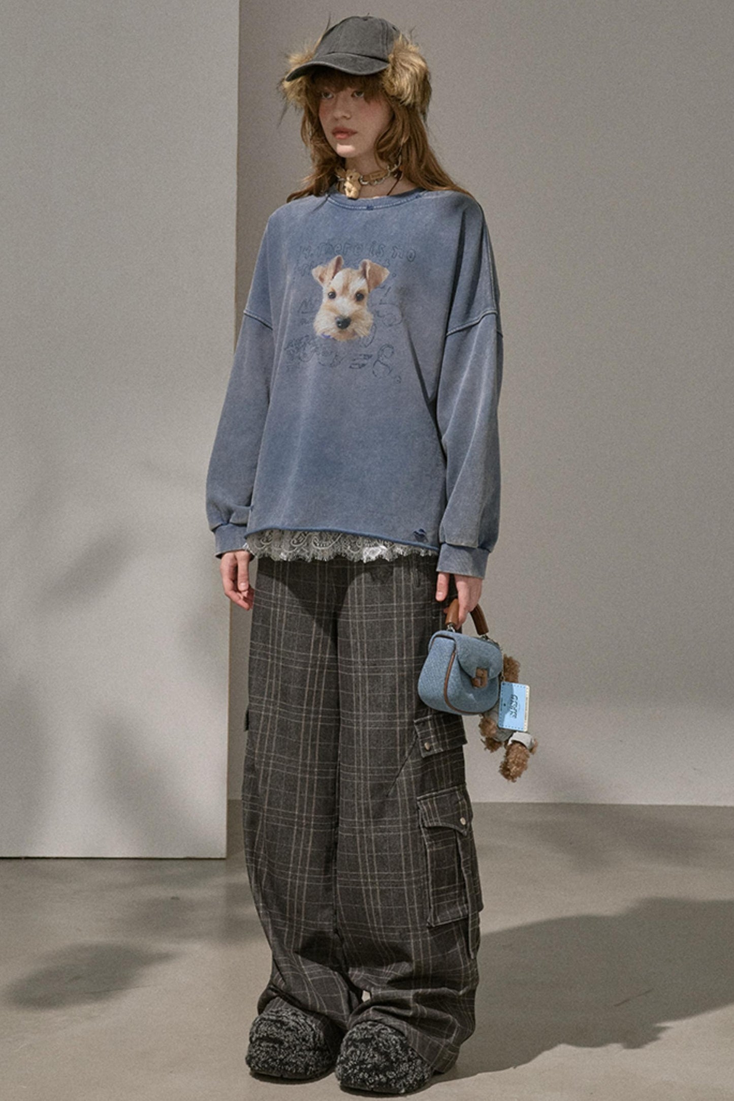 Lazy Vintage Style Pullover Top