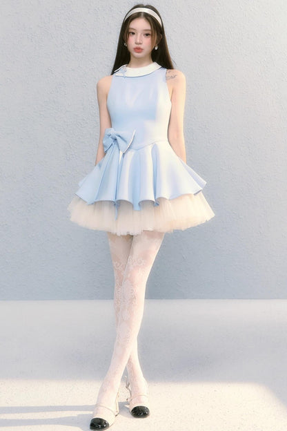 Fugitive Princess Mesh Panel Ballet Dress