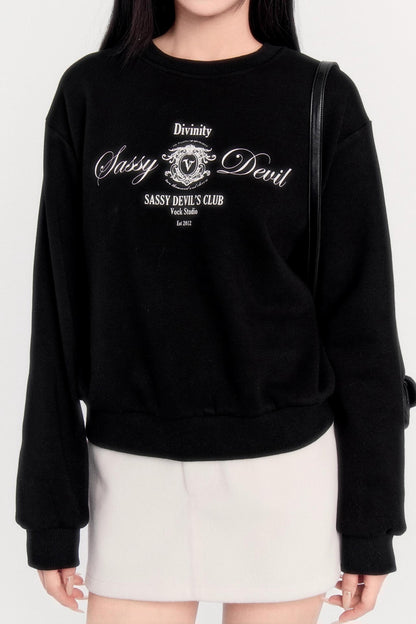 American Spice Girl Short Sweatshirt