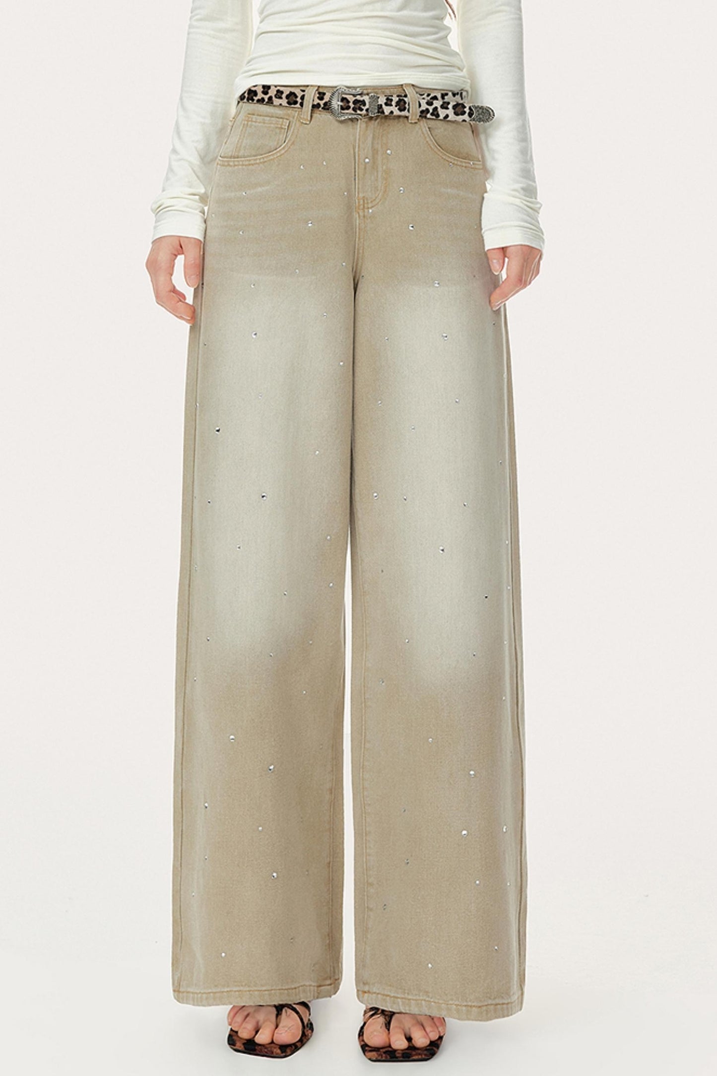 Diamond High-Waisted Jeans