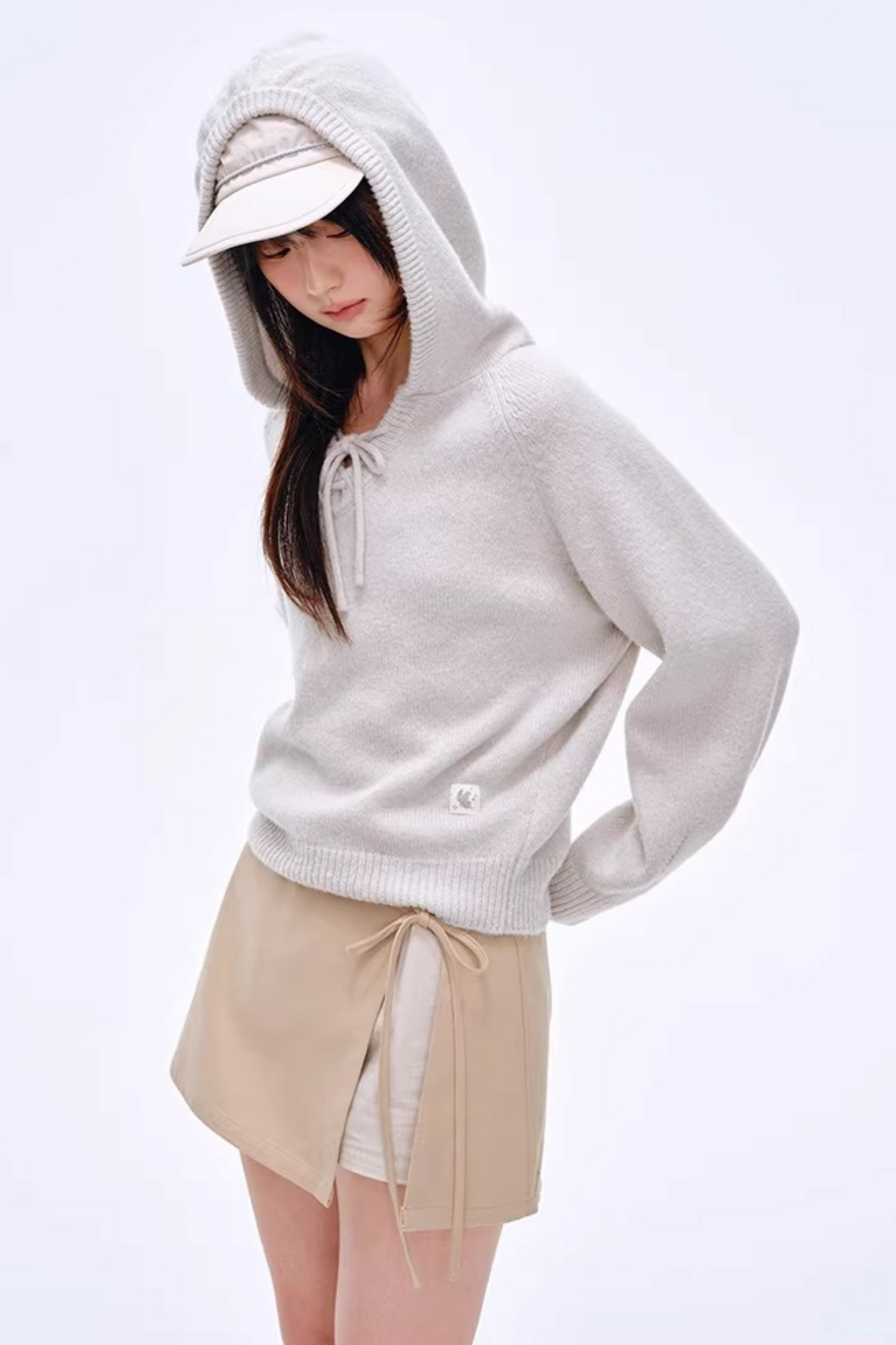 Side Slit Hip-Hugging Skirt Pants