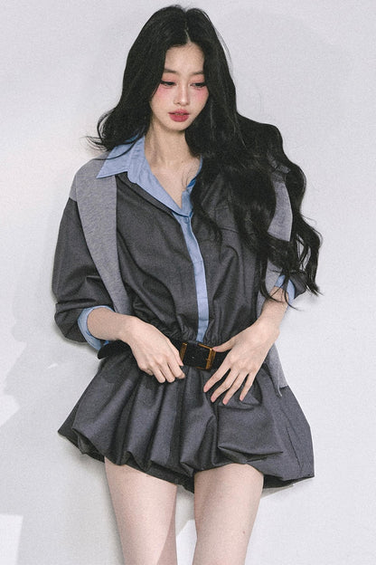 Autumn Bud Slim Dress Set-Up