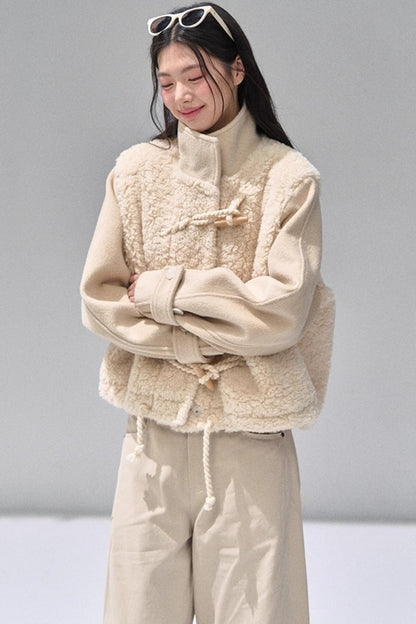 Toggle Button Woolen Coat