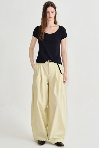Versatile U-Neck T-Shirt