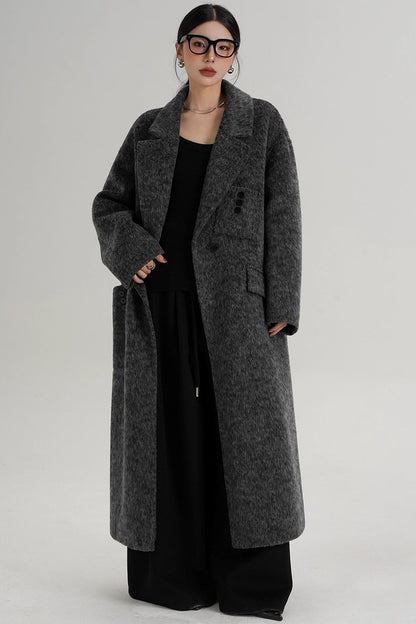 Pocket Design Wool Coat