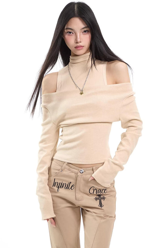 American Retro Off-Shoulder Top