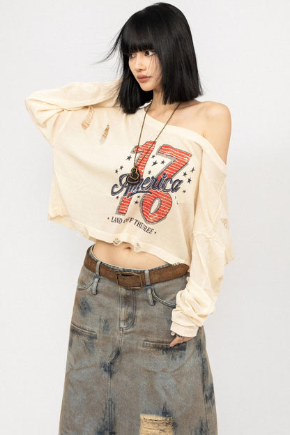 Shoulder Spice Long Sleeve Top