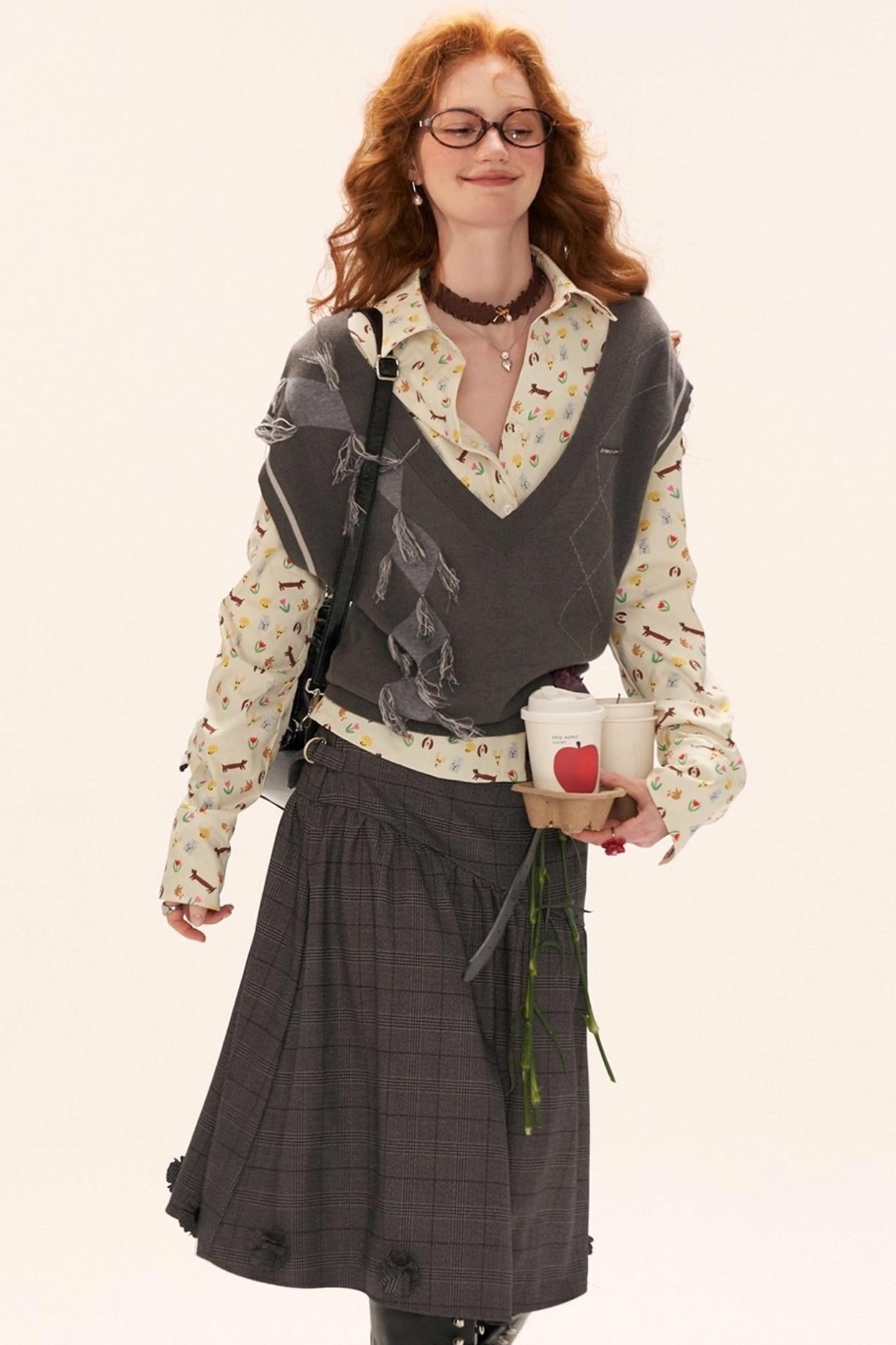 Niche Autumn Long-Sleeved Shirt