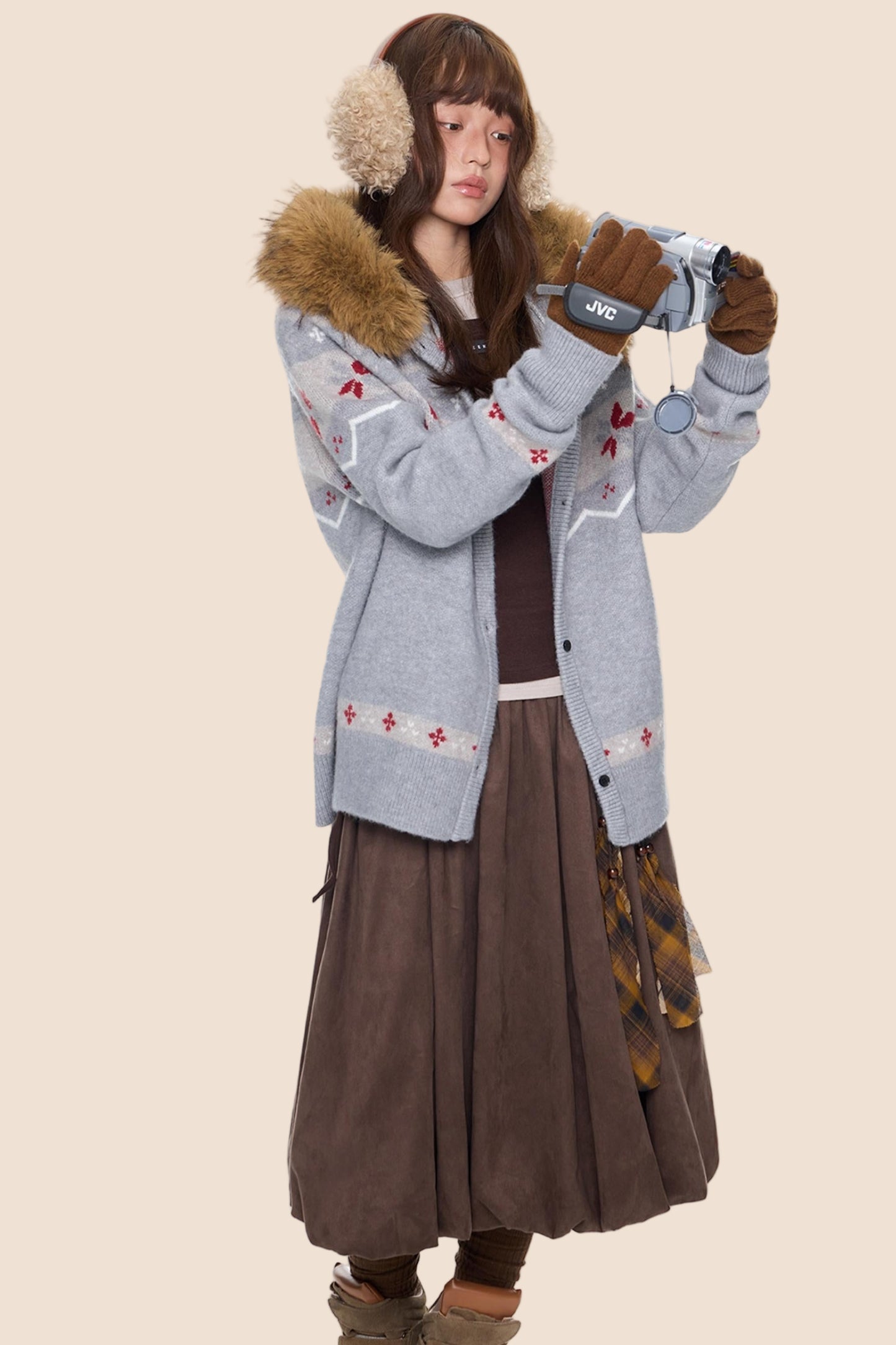 Fair Isle Sweater Jacket