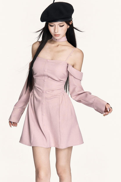 Retro Intelligence Striped Sundress