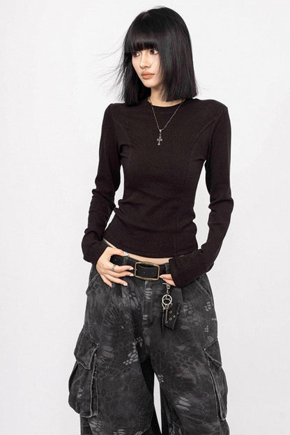 Autumn Shoulder Slim Base Top