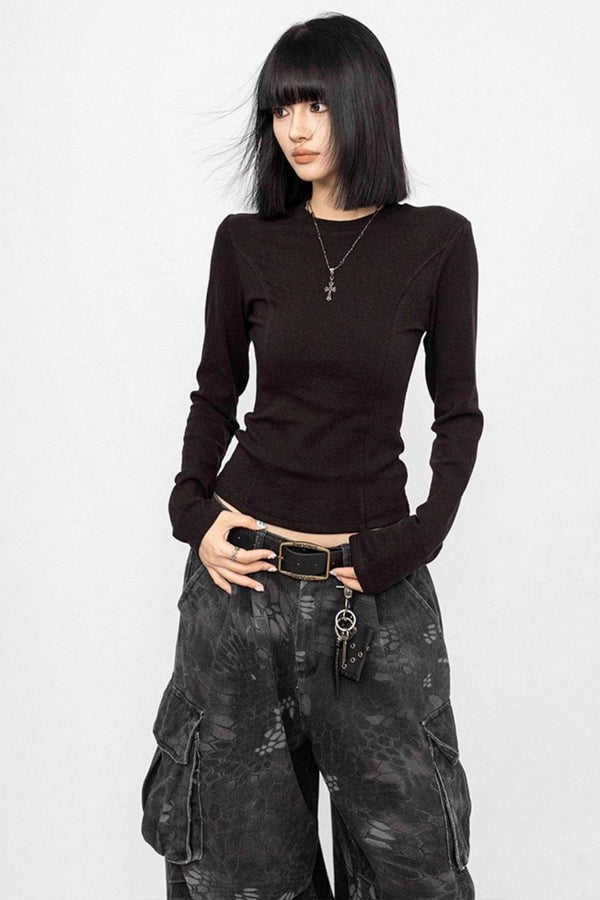 Autumn Shoulder Slim Base Top