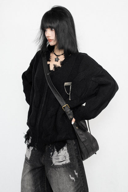 Elegant Retro Knit Top