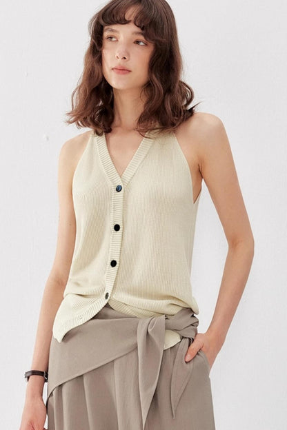 French Romance Strapless Knit Tank