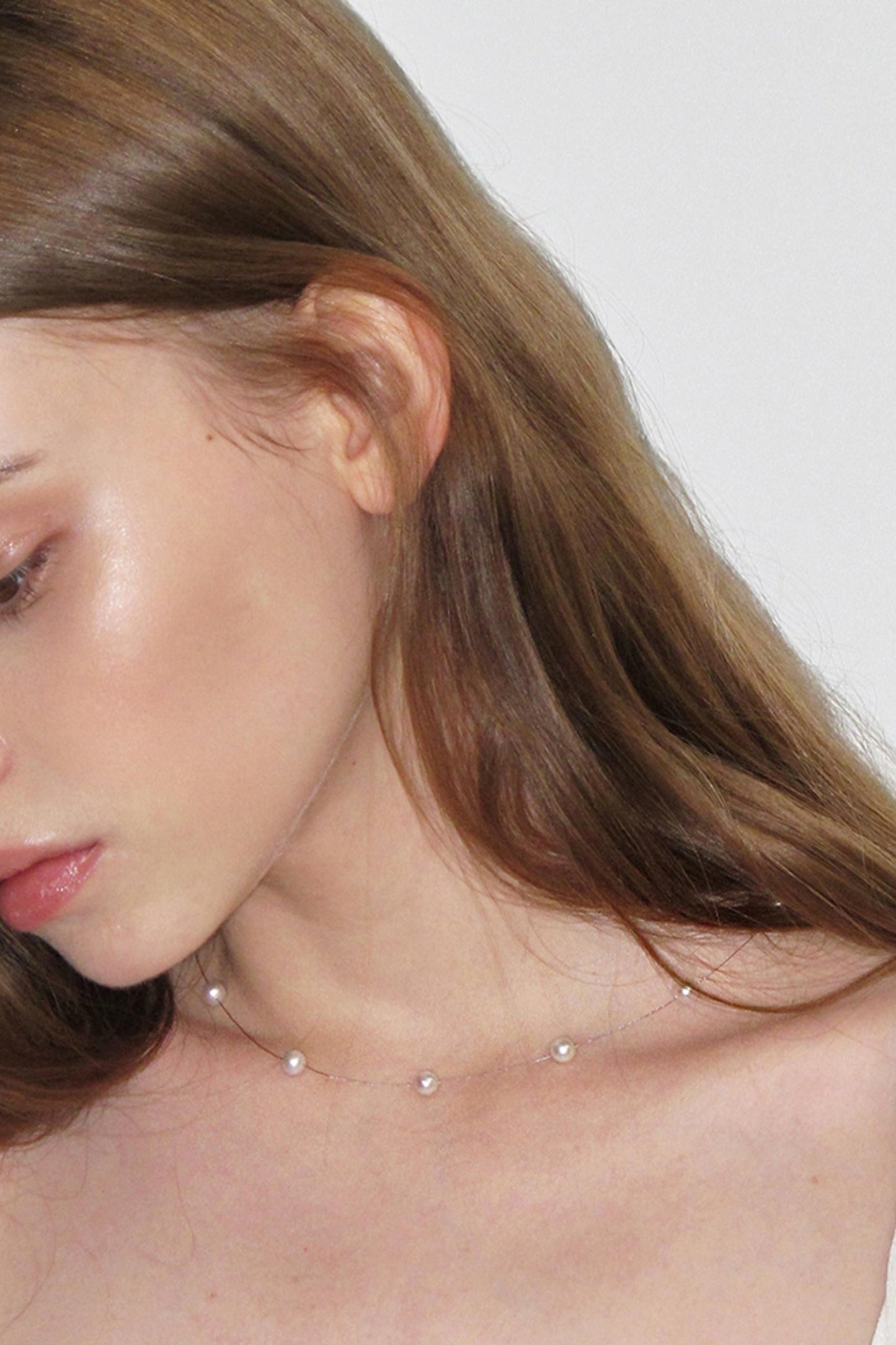 Mermaid Pearl Clavicle Necklace