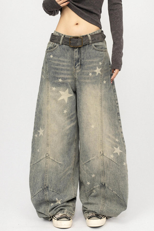 American Vintage Star Print Jeans