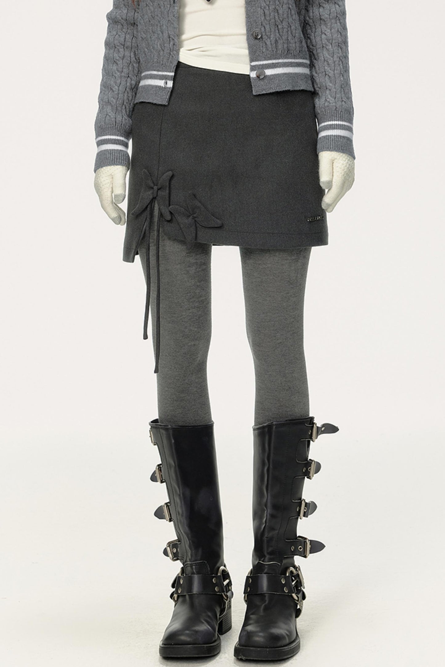 Solid Color Butterfly Skirt