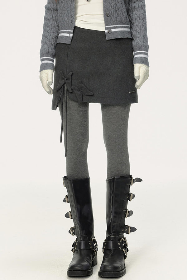 Solid Color Butterfly Skirt