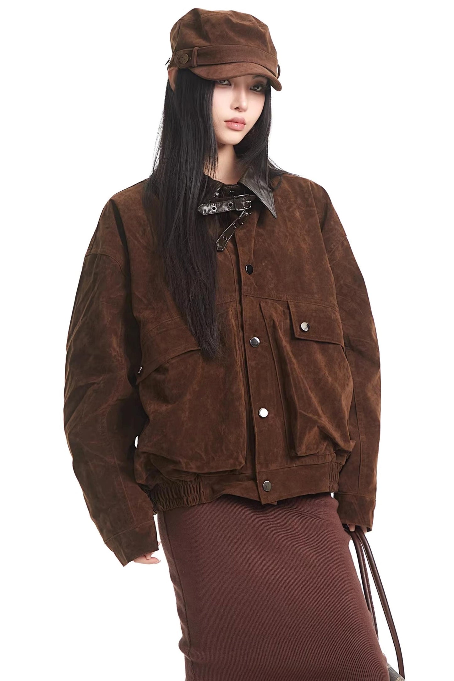 Retro Deerskin Velvet Jacket