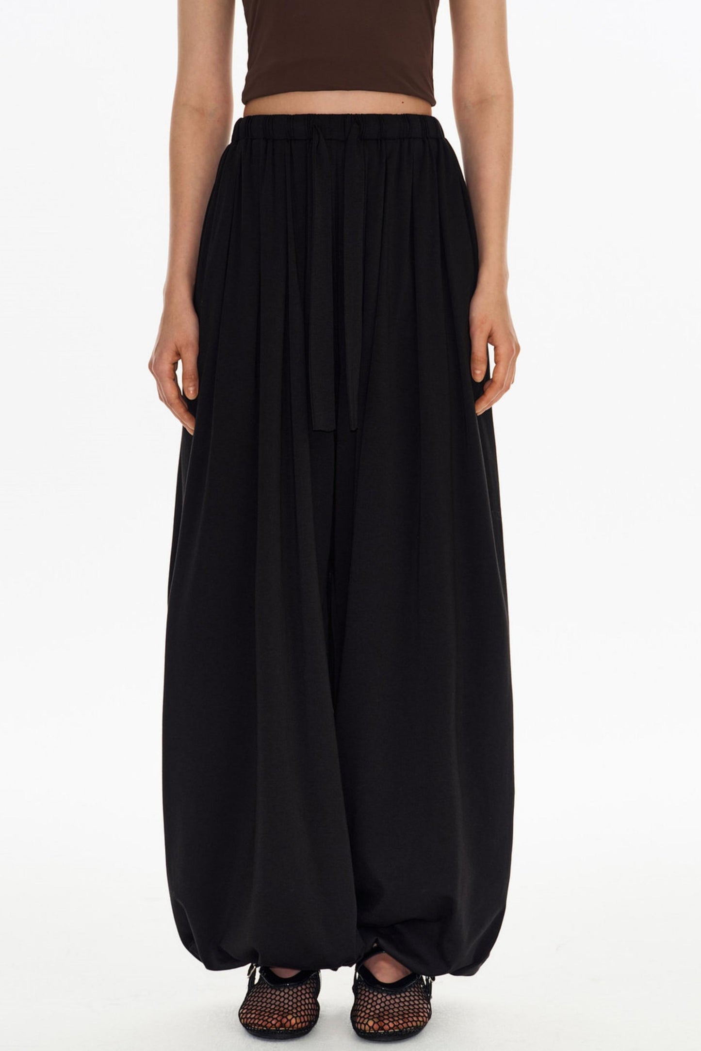 Hautfreundliche Drapierte Laternenhose