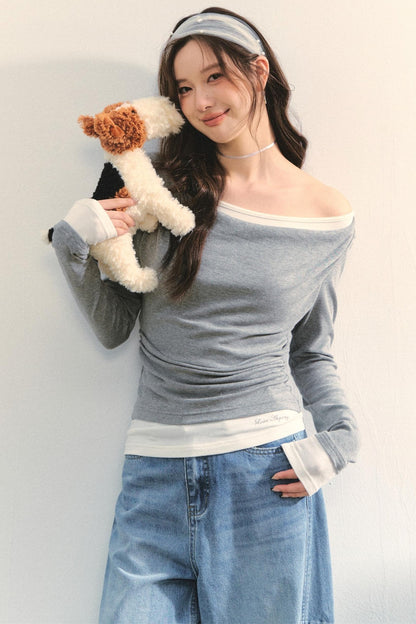 Swing Slim Fit Patchwork T-Shirt