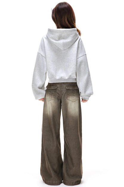 Retro Washed Corduroy Pants