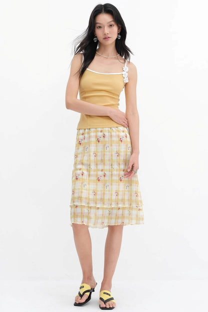 Sequin Wrap Camisole