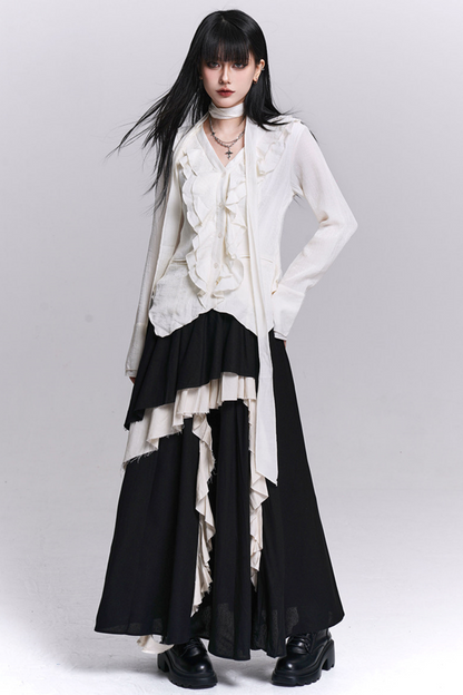 Black Ghostly Top Set