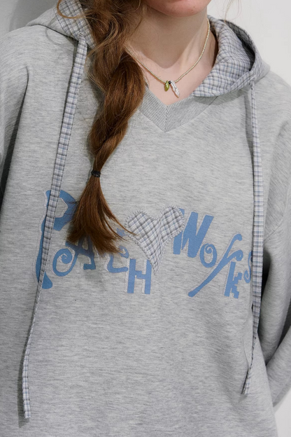 Childlike Stickers Hooded Sweatshirt