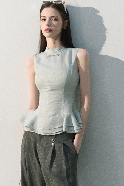 Lyocell Gilded Linen Camisole