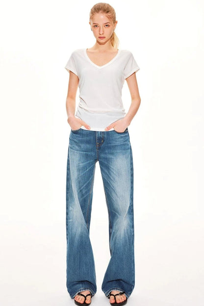 Tencel Wool V-Neck Top
